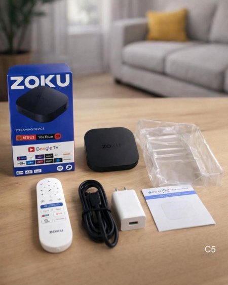 ريسيفر ZOKU 4K Plus مع Google TV
